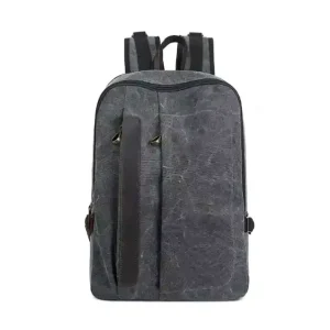Guangzhou Guangzhou Unisex Softback Men’s Blue Waterproof School Canvas Backpack Vintage Casual Business Use for Man