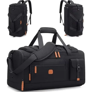 Gym Bag for Men and Women with Shoe & Laptop Compartment 3 in 1 Sports Travel Duffel Bag