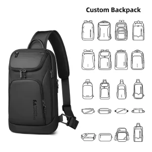 HEROIC KNIGHT Messenger Bag Men Sling High Quality Sling Bag Crossbody Riding Chest Mini Black Fashion for Men