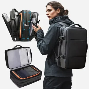 HEROIC KNIGHT OEM ODM Custom Fashion Multifunctional Carry on Waterproof Large Travel Bag Man Recycled Material Laptop Backpack