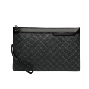 Handbag Men’s Soft Leather Large Capacity Hand held Bag Letter Package Men’s Clip Bag Mobile Phone Bag