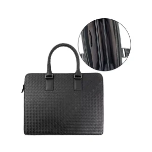 Handmade Men’s Genuine Cowhide Leather Briefcase Large Capacity Waterproof Soft Shoulder Computer Bag Vintage Laptop Bag