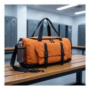 Heavy Duty 600D Oxford Water Repellent Sports Gym Fitness Workout Large Compartment Reinforced Handle Multi Pocket Travel Bag