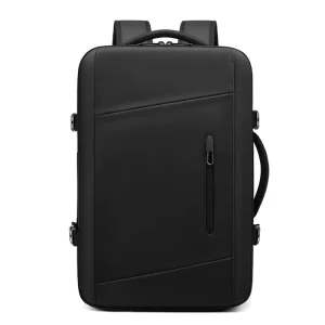 Heavy Duty Men’s Large Capacity Travel Backpack with Vacuum Valve TSA Lock Waterproof Business Laptop Backpack