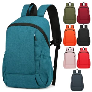 Heavy Duty Oxford Backpack Water Resistant Sports Lightweight Zipper Closure Travel Sport Backpack