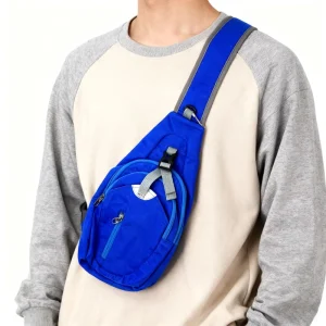 High End Daily Use Men’s Women’s Trendy Street Fanny Pack Hiking Crossbody Chest Bag Small Single Shoulder Outdoor Bag