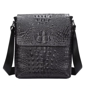 High Grade Men’s Casual Bag Genuine Leather Men’s Crossbody Flap Bag Men’s Casual Shoulder Bag
