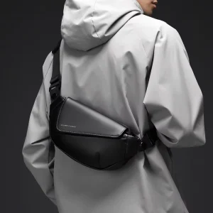 High-Grade Men’s Casual Outdoor Travel Messenger Bag Geometric Pattern Light Carry-On with Stylish Fashionable Design