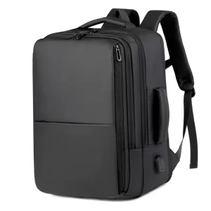 High Level Sensitivity High Capacity Men’s Travel Backpack Cross Border Business Computer Bag Polyester Lining Oxford Material