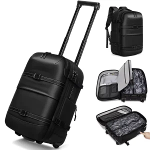 High Quality 2 in 1 Design Luxury Business Bag USB Port TSA Dry Wet Separation Anti Theft Pocket Men’s Laptop Backpack