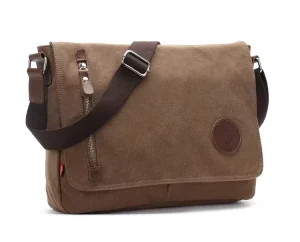High Quality Casual Men Shoulder Bag Vintage Crossbody Bags Male Business Canvas Handbag Capacity Men Messenger Bags Tote