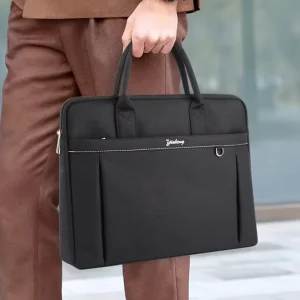 High Quality Custom Business Briefcase Large Capacity Oxford Tote Handbag Portable Waterproof with Simple Casual Design for Men