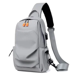 High Quality Custom Chest Bag Foldable Waterproof Sling Shoulder Messenger Chest Nylon Crossbody Bag for Men Women