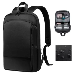 High Quality Fashion Men’s Ultra-Thin Sport Backpack Business Commuting Laptop Backpack With Computer Interlayer