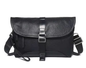 High Quality Fashionable Luxury Vintage Genuine Leather Men’s Messenger Bag New Design Crossbody Bag Waterproof Durable