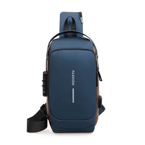 High Quality Men’s Classic Halter Chest Bag Thickened Outdoor Fashion Style with Zipper Closure New Design