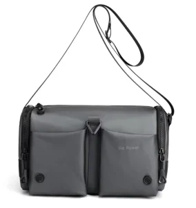 High Quality Men’s Sling Bag Crossbody Travel Messenger Bag Designer Waterproof Nylon Sport Bag Men Custom Logo
