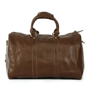 High Quality Men’s Travel Duffel Bag L3263 OEM Brand Genuine Leather Laptop Sleeve Vintage Zipper Closure 45x28x22cm 1.5KG 100%