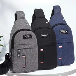 High Quality OEM Fashion Men’s Travel Messenger & Chest Bag Nylon Single Shoulder Waterproof Crossbody Bag All Seasons