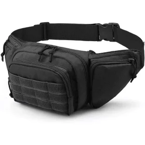 High Quality Oxford Zipper Waterproof Multifunctional Sports Waist Bag Pillow Shape for Unisex Outdoor MOLLE EDC Tactical Pouch
