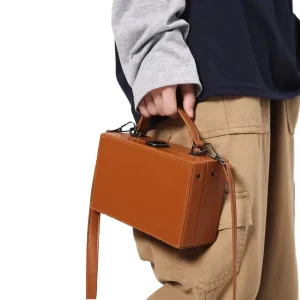 High Quality PU Crossbody Bag New Fashion Mini Envelope Hard Box Design Men’s Messenger Bags for Women and Men