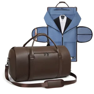 High Quality PU Leather Luggage Travel Bag Business Suit Bag Men Duffel Travelling Bag