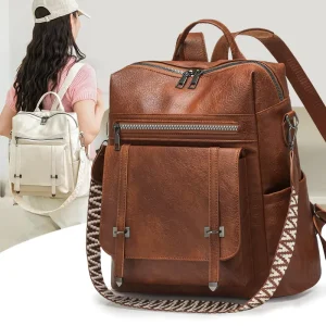High Quality Pu Leather Handbag Factory Backpack Various Carrying Methods Women’s Shoulder Bags