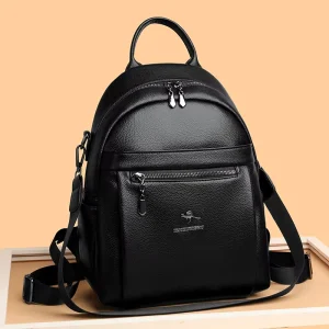 High Quality Pu Leather Handbag Various Carrying Methods Women’s Shoulder Bags Factory Backpack