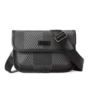 High Quality Rmove Fashion Small Classic Pu Waterproof Custom Logo Lightweight Durable Anti Theft Men Messenger Shoulder Bags