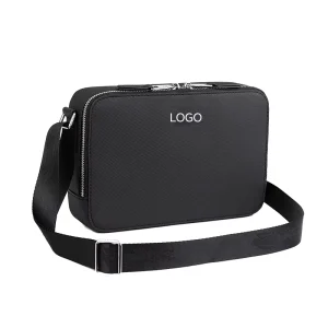 High Quality Stylish Men’s Crossbody Shoulder Bag Fashionable Casual Design with Custom Logo Made of Durable Nylon