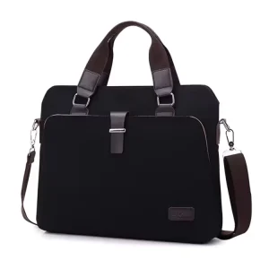 High Quality Tote Blank Wax Canvas Shoulder Messenger Bag Men