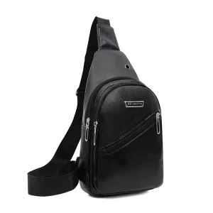High Quality Unisex Chest Bag Hot Selling New Outdoor Sport Travel Waist Bag Waterproof Crossbody Zipper Fashionable PU Nylon