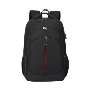 High Quality Waterproof Leisure Hiking Travel Notebook Business Laptop Oxford School Backpack with USB and Large Capacity