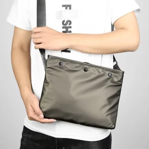 High Quality Waterproof Men’s Shoulder Bags Customized Sports Durable Classic Shopping Bag With Logo