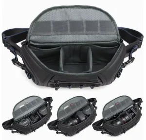High Quality Waterproof Multifunctional Crossbody Waist Bag Camera Chest Bag Mobile Phone Bag For Outdoor Travel
