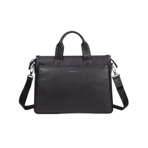 High Quantity Brand Business Genuine Leather Hand Men’s Business Handbags Laptop Briefcase with Zipper
