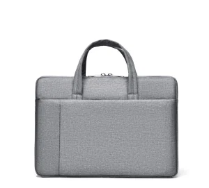 High end Fashion Men’s Business Casual Handbag Computer Bag Large capacity Clip Pocket Sleek Design Waterproof
