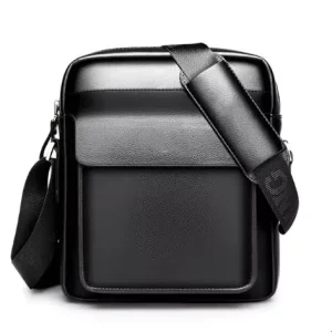 High quality PU Leather Shoulder Bag Men’s Fashionable Casual Stylish Small Men’s Bag Messenger Bag