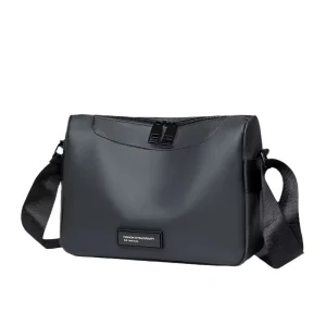 High quality Pu Large-capacity Messenger Newspaper Waterproof Men’s Single-shoulder Homeless Crossbody Bag for Travel
