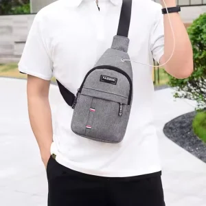 Himmers Lightweight Single Shoulder Chest Bag Casual Men’s Oxford Crossbody Letter Multifunctional Custom