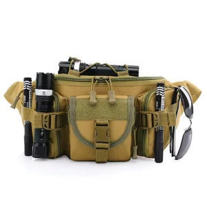 Hunting Bag Outdoor Sports Fanny Pack Men’s Waist Bag Cycling Tactical Fanny Pack Tactical Pouch