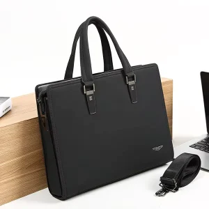 Intelligent Bluetooth Fingerprint Lock Business Briefcase Men’s Handbag Anti-theft Computer Bag Shoulder Crossbody Bag