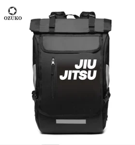 Jiu Jitsu Backpack Gym Sports Design Outdoor Roll Top Backpack Travel Men’s Casual Sports Laptop Backpacks