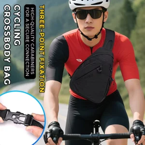 Korean Style Men’s Polyester Small Sports Shoulder Sling Bag Messenger Backpack Bag