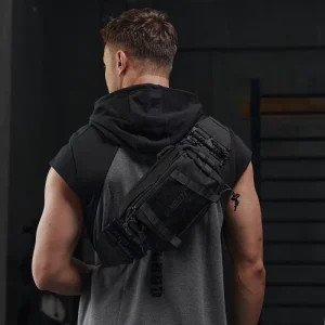 LAMGOYI Men’s Chest Bags for Men Tactical Waterproof Shoulder Mens Sling Waist Fanny Packs Small Men’s Chest Bags