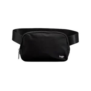 Ladies Colorful Promotion Nylon Nylon Waterproof Black Fanny Pack Belt Waist Bags Pack for Girls