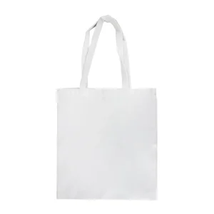 Ladies & Men’s Sublimation Tote Bag 100% Polyester Cotton Canvas Custom Logo Pattern for Gift Printing