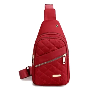Ladies Travel Fanny Pack Casual Waterproof Women’s Large Capacity Shoulder Sling Bags for Daily Use Cosmetic Toiletry