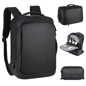 Laptop Backpack Student Travel Backpack for Men Large Capacity Waterproof Wear-Resistant Business Bag