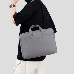 Laptop Bag Laptop Shoulder Bag Men’s Large Capacity Business Briefcase Inner Compartment Storage Bag